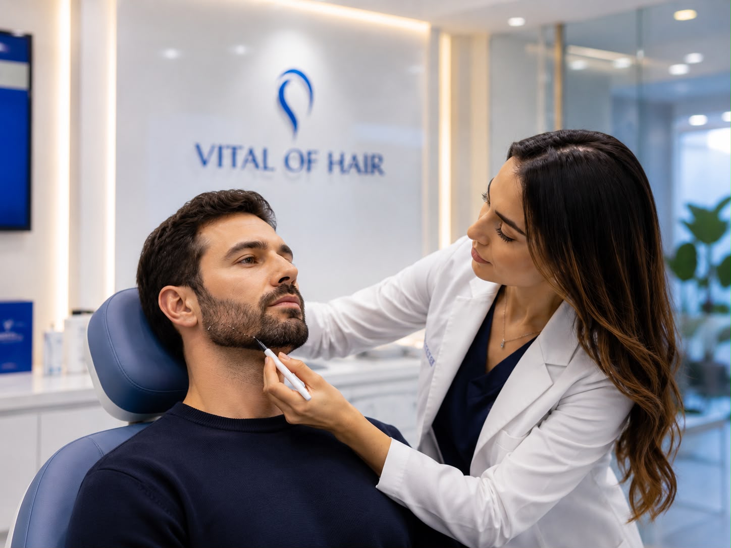 Barttransplantation bei Vital of Hair