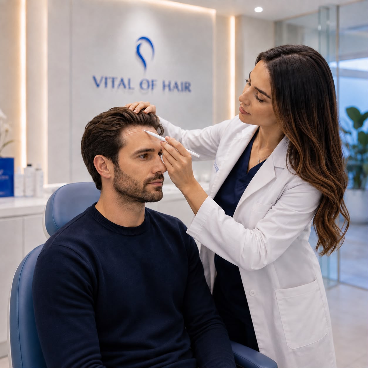 Haartransplantation bei Vital of Hair